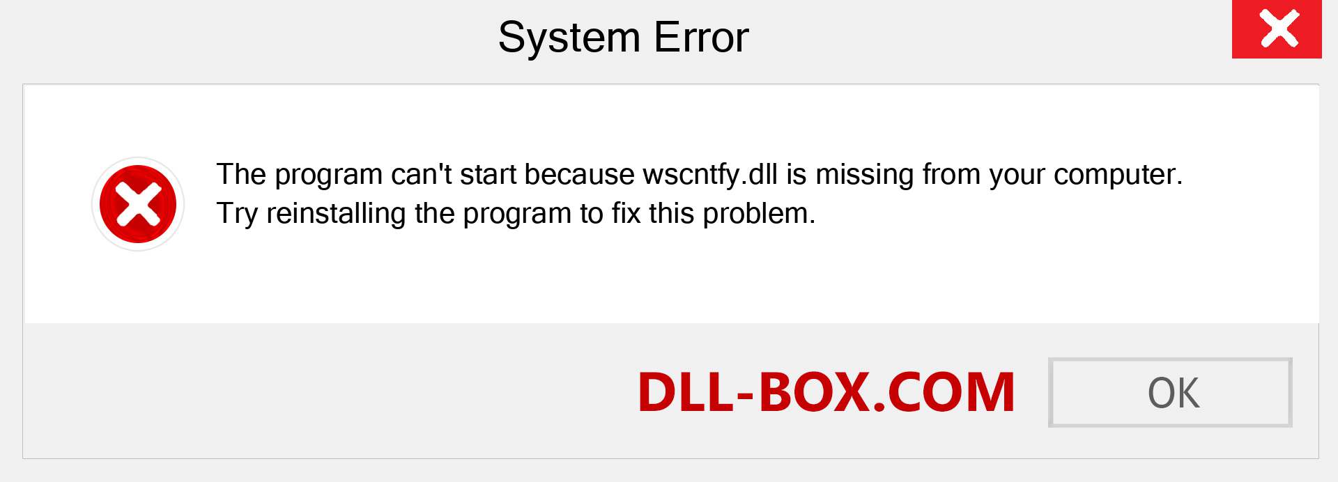  wscntfy.dll file is missing?. Download for Windows 7, 8, 10 - Fix  wscntfy dll Missing Error on Windows, photos, images